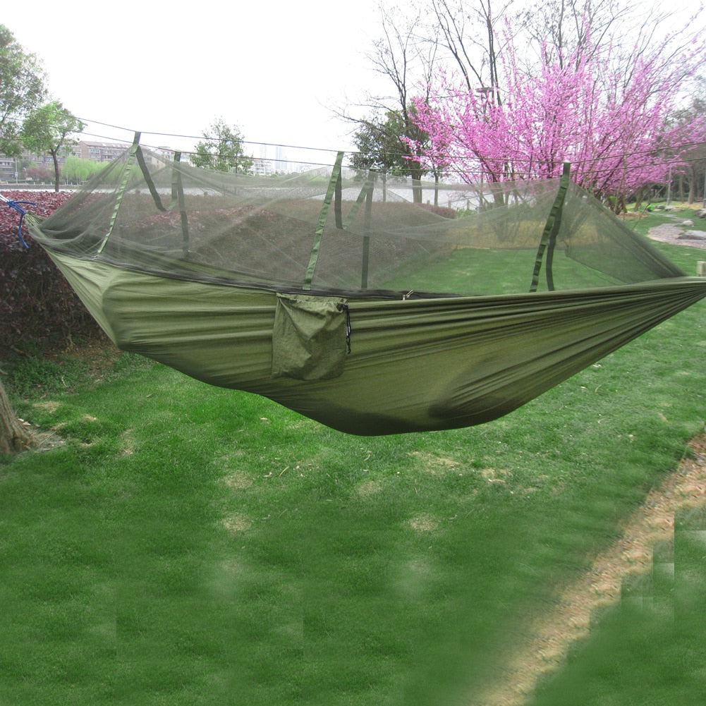 Hammock with Mosquito Net | 2 Person | Canopy | Parachute Material
