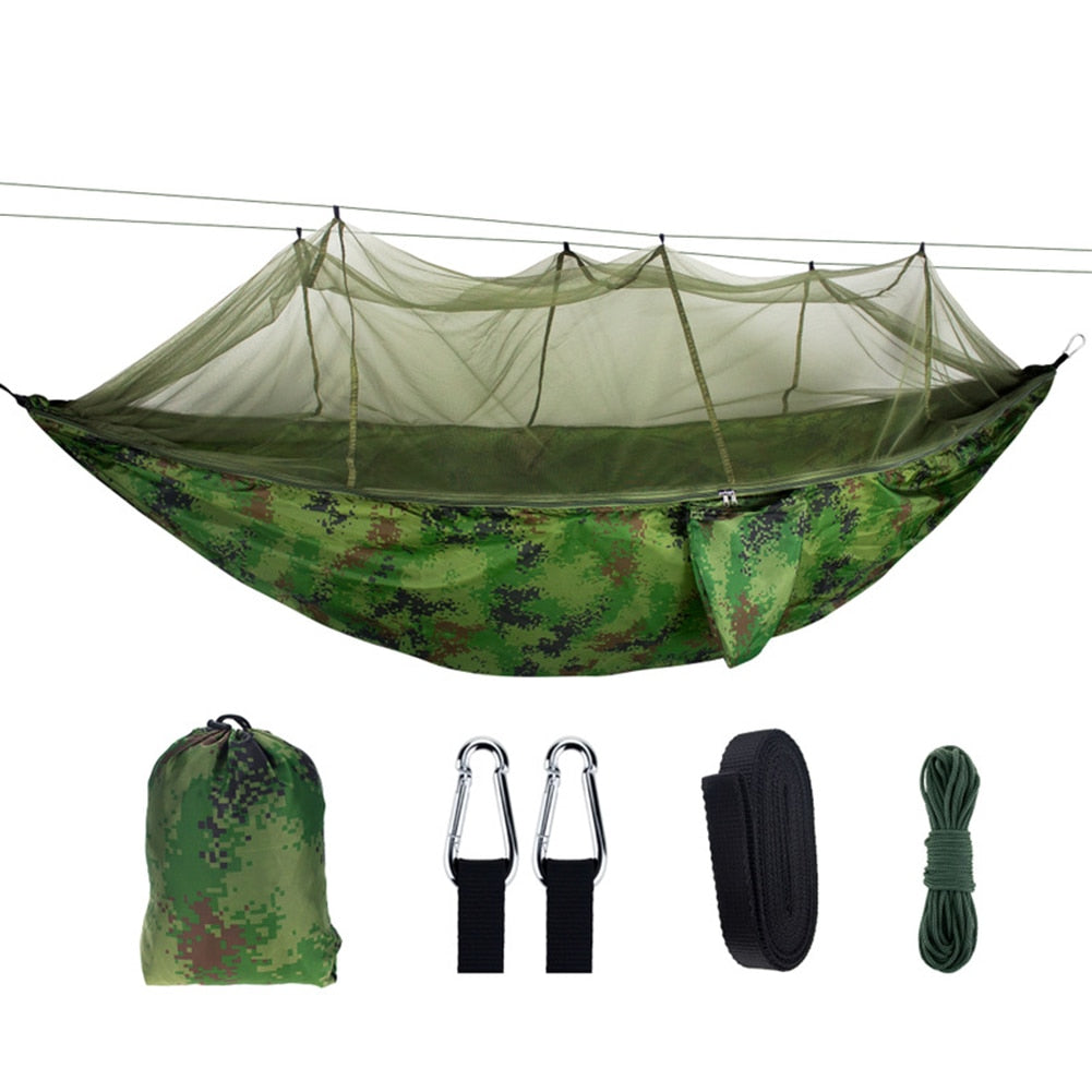 Hammock with Mosquito Net | 2 Person | Canopy | Parachute Material