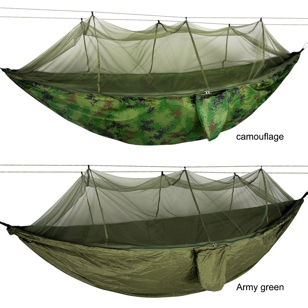 Hammock with Mosquito Net | 2 Person | Canopy | Parachute Material