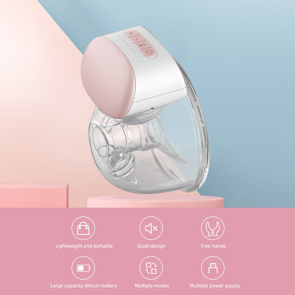 Wearable Breast Pump, Hands Free Electric: Portable, BPA-Free