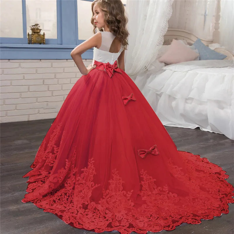 Girls Bridesmaid Dress | Party Dress | Princess | Evening Formal Wedding | Holiday | Ball Gown