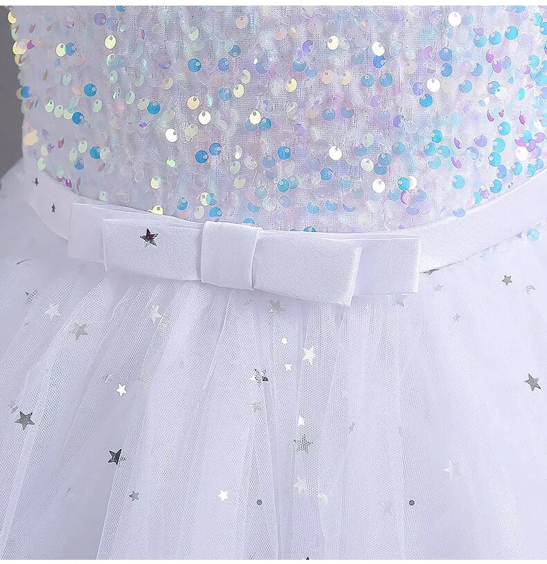 Girls Sequin Holiday Dress | Wedding | Christmas | Special Occasion