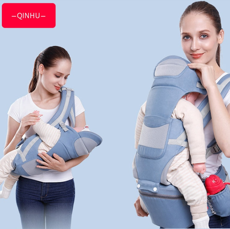 DoveBaby Ergonomic Baby Carrier for Infant, Baby, Toddler - Hipseat Sling Kangaroo Carrier
