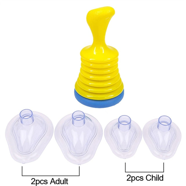 The choking rescue device that saves lives! Emergency CPR First Aid Kit For Adult | Children