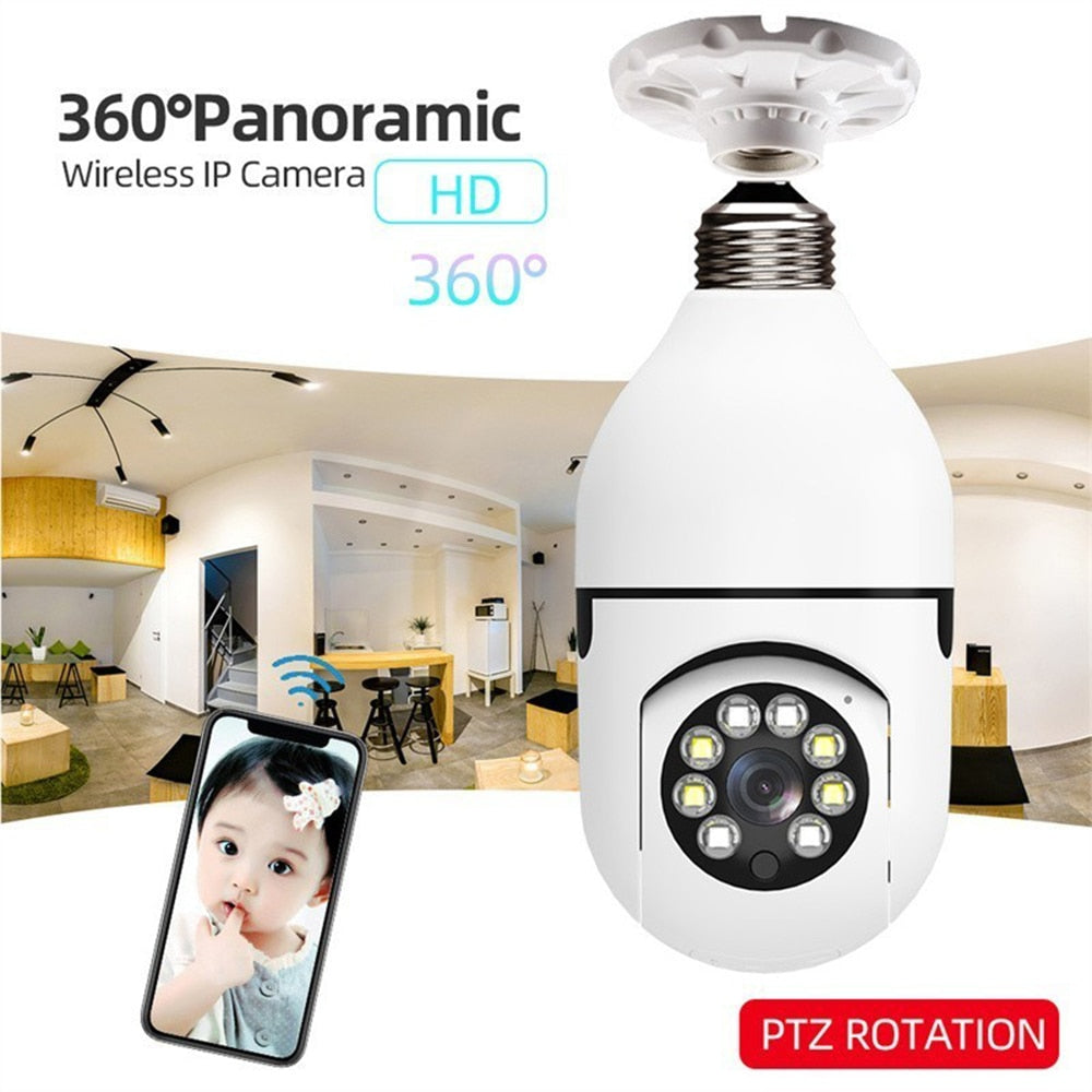 Wifi Surveillance Camera | Night Vision | Full Color | Auto Rotating