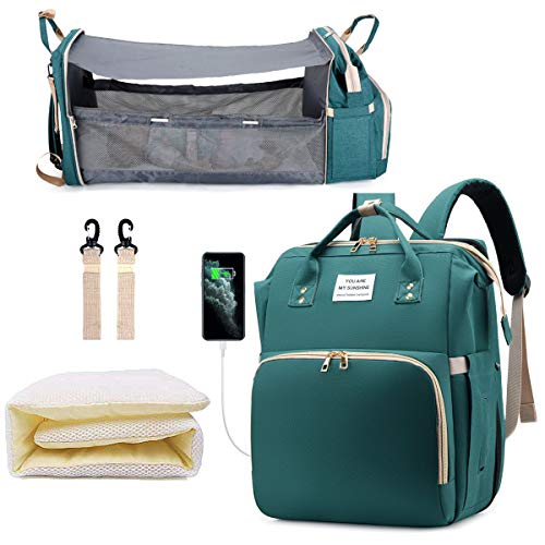Ultimate Mommy Bag: 3-in-1 Portable Baby Bed, Changing Pad, and Diaper Bag