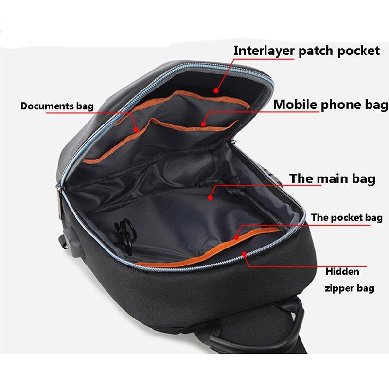Crossbody Bag | Sling Pack | Messenger Chest Bag | Anti-theft Shoulder Bag