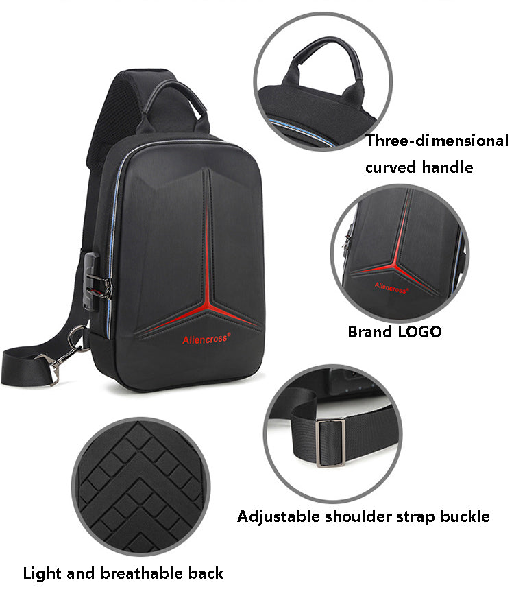 Crossbody Bag | Sling Pack | Messenger Chest Bag | Anti-theft Shoulder Bag