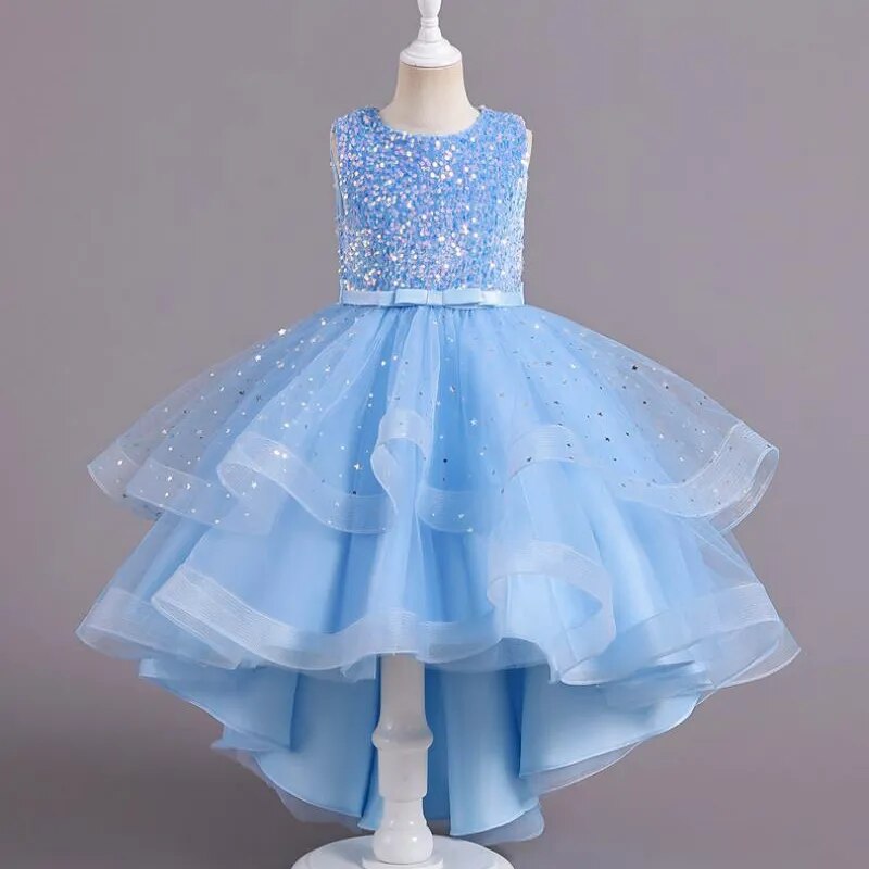 Girls Sequin Holiday Dress | Wedding | Christmas | Special Occasion