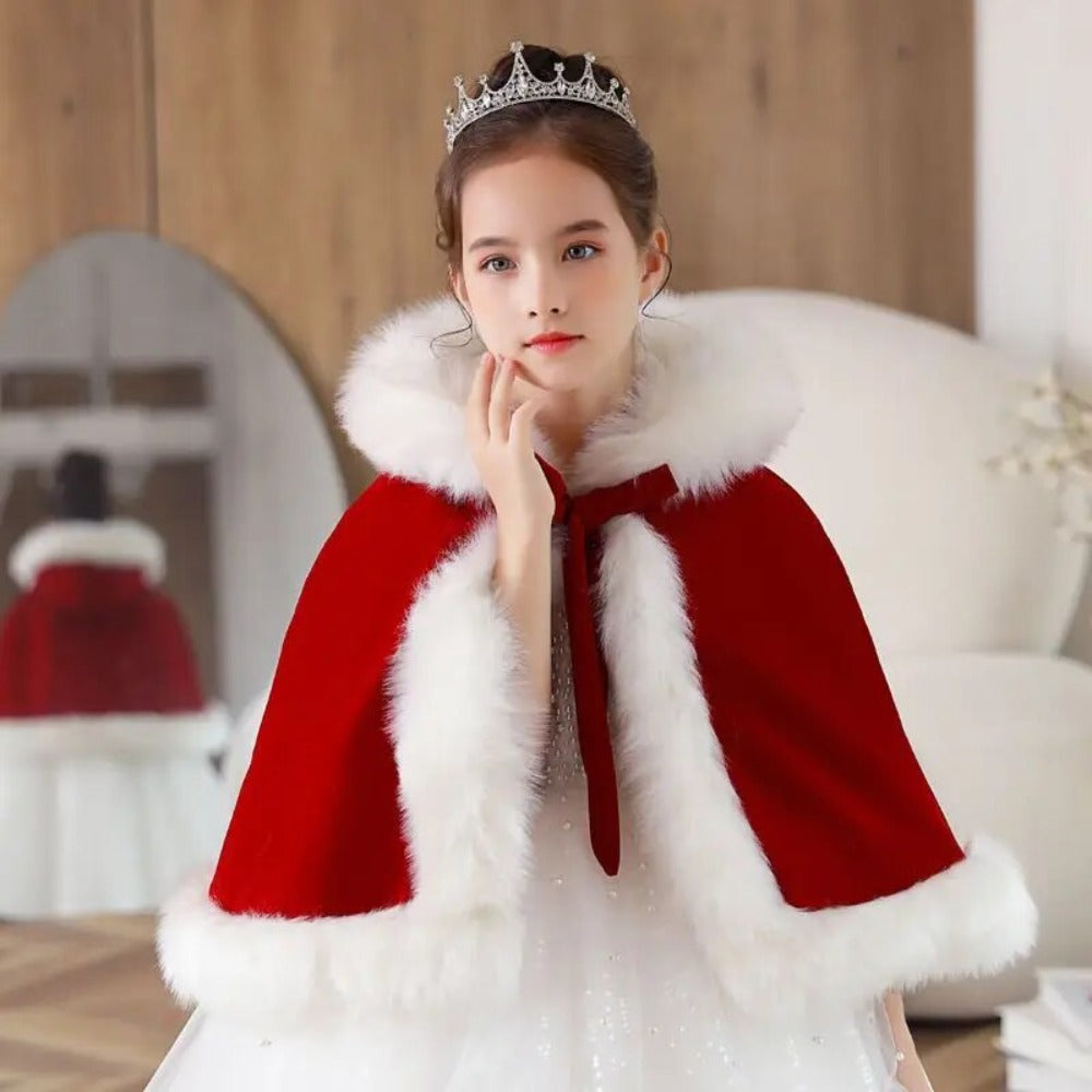 Christmas Cloak | Winter Hooded Cape | Costume