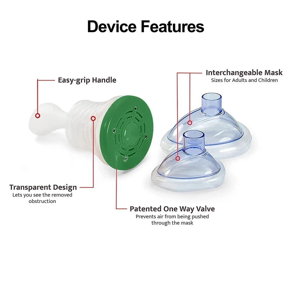 The choking rescue device that saves lives! Emergency CPR First Aid Kit For Adult | Children