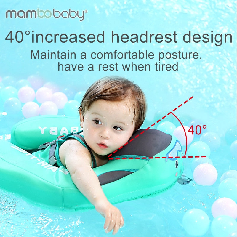 Mambobaby Baby Float | Swim Ring | Pool Swimming Trainer | Solid Non-Inflatable | Baby Toddler Child Swim