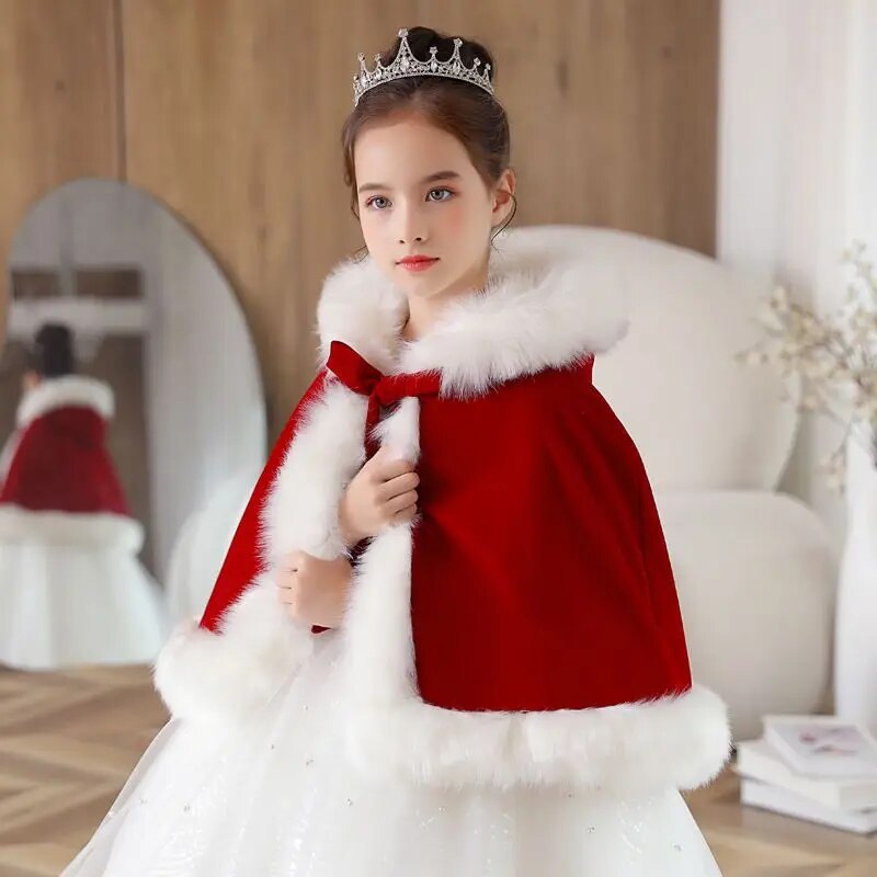 Christmas Cloak | Winter Hooded Cape | Costume