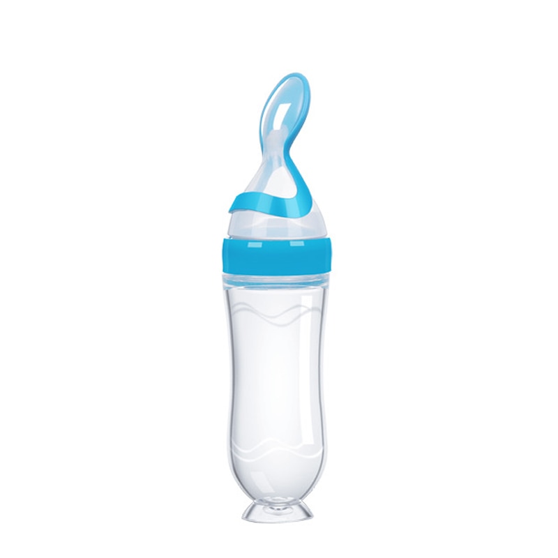 Training Spoon | Rice Cereal & More | Homemade Baby Food | Silicone Safe Design