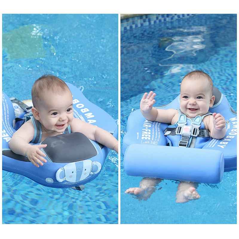 Mambobaby Baby Float | Swim Ring | Pool Swimming Trainer | Solid Non-Inflatable | Baby Toddler Child Swim
