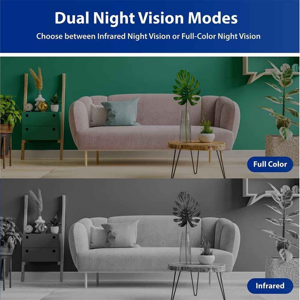 Wifi Surveillance Camera | Night Vision | Full Color | Auto Rotating