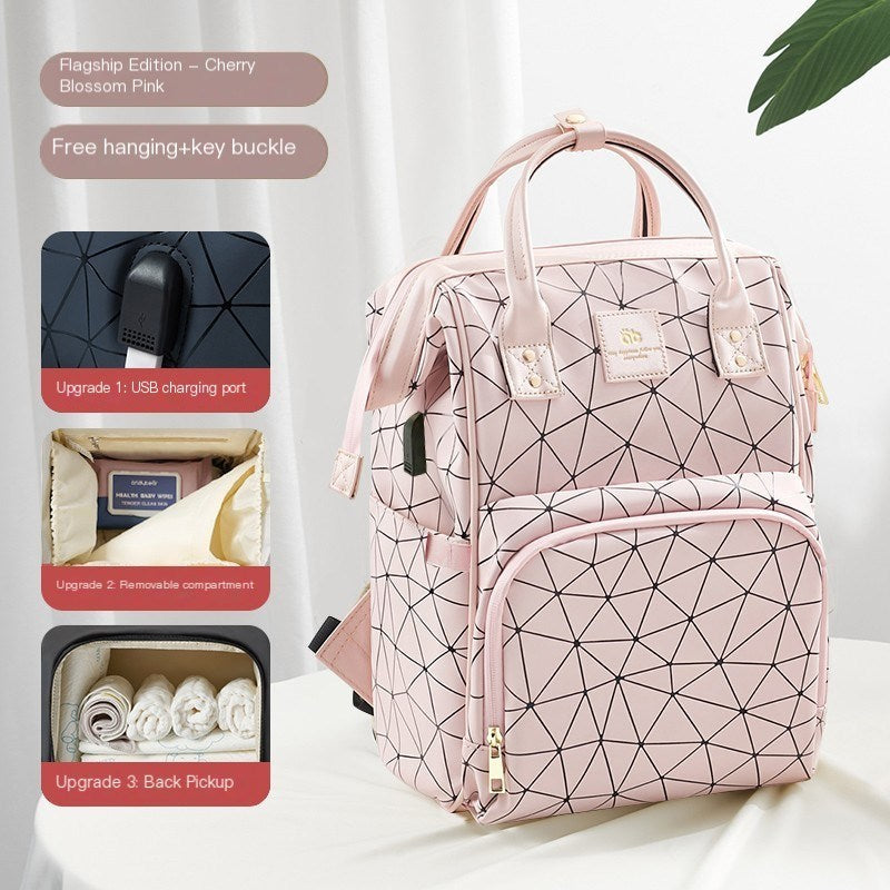 Fashionable Mommy Bag | Waterproof | Large Capacity
