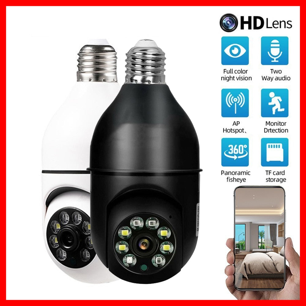Wifi Surveillance Camera | Night Vision | Full Color | Auto Rotating