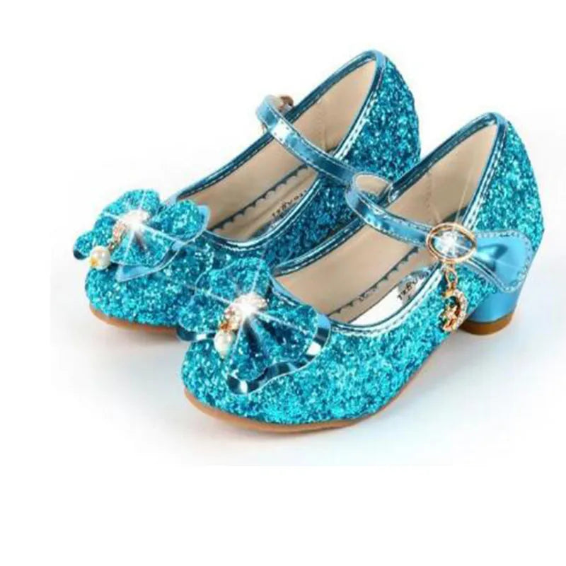 Holiday Glitter Fashion Pumps | Girls Party | Dance Shoe