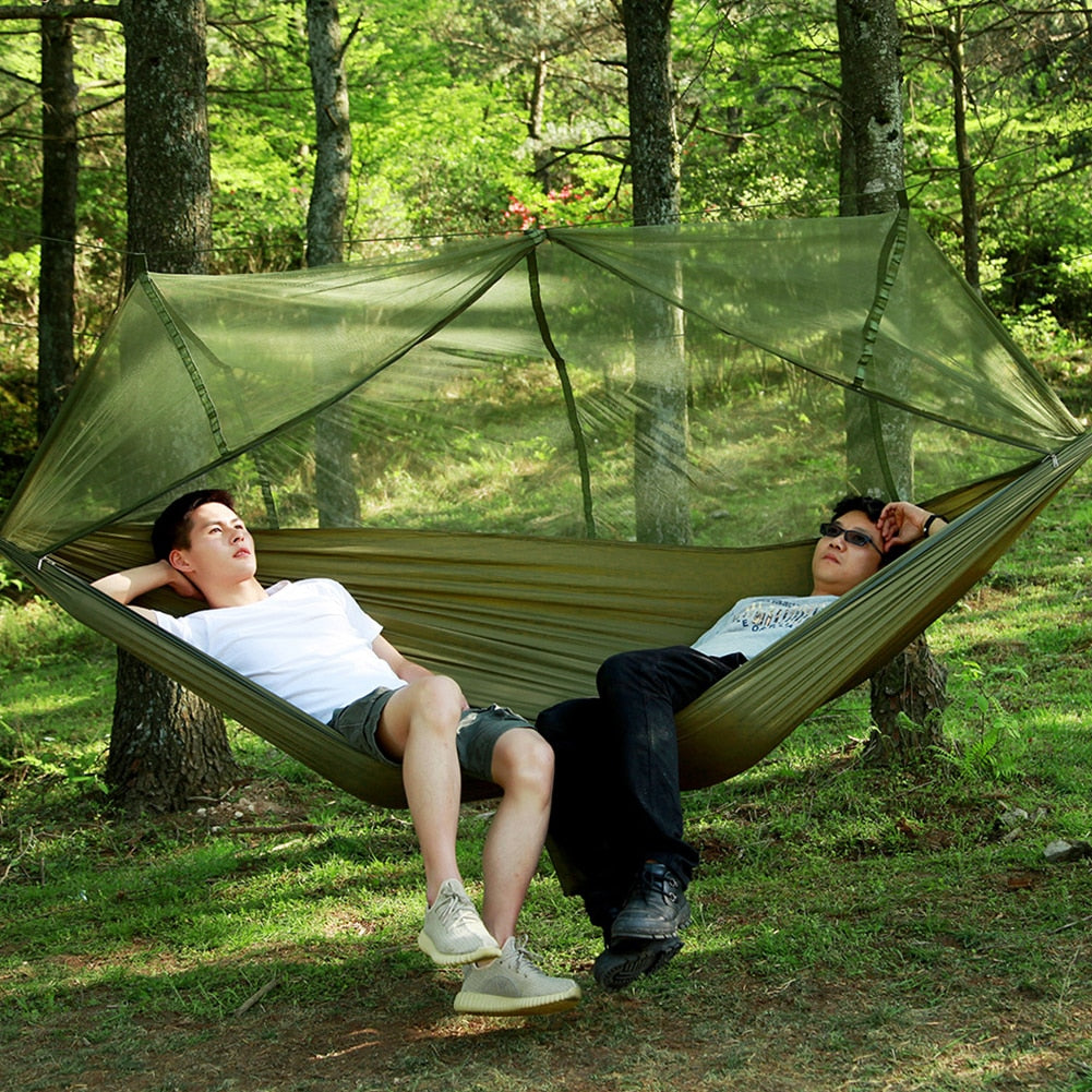 Hammock with Mosquito Net | 2 Person | Canopy | Parachute Material