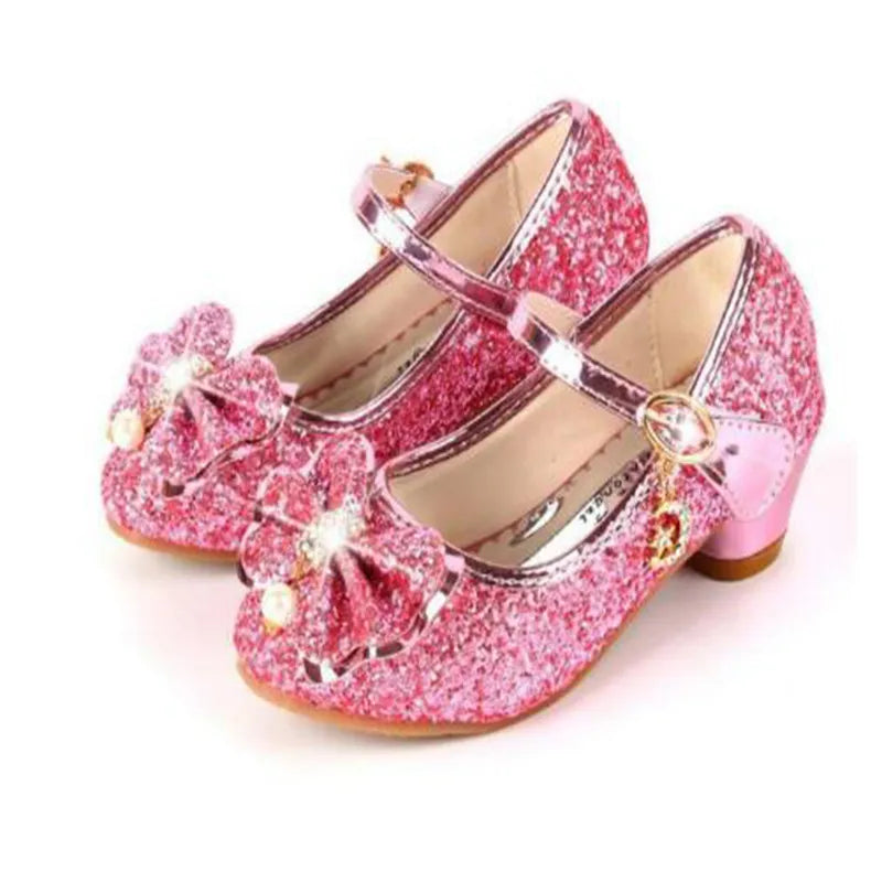 Holiday Glitter Fashion Pumps | Girls Party | Dance Shoe