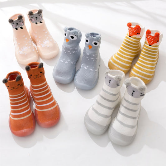 First Walkers | Animal Non-slip Rubber | Sock Shoes