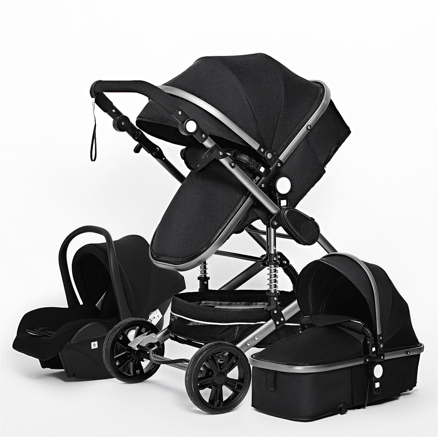 Luxurious Baby Stroller 3 in 1 Baby Carriage | Pram | Car Seat