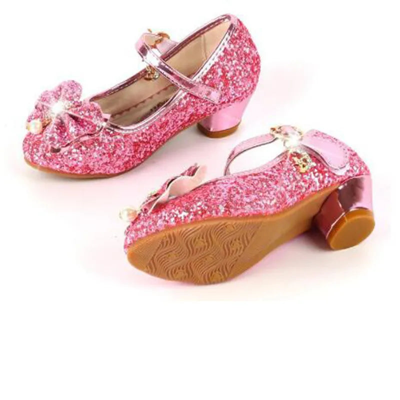 Holiday Glitter Fashion Pumps | Girls Party | Dance Shoe