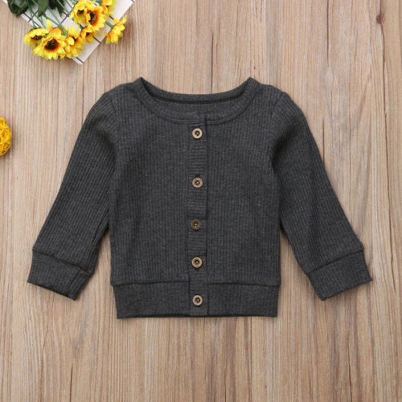 Baby Sweater | Long Sleeve Cotton | Knitted Cardigan