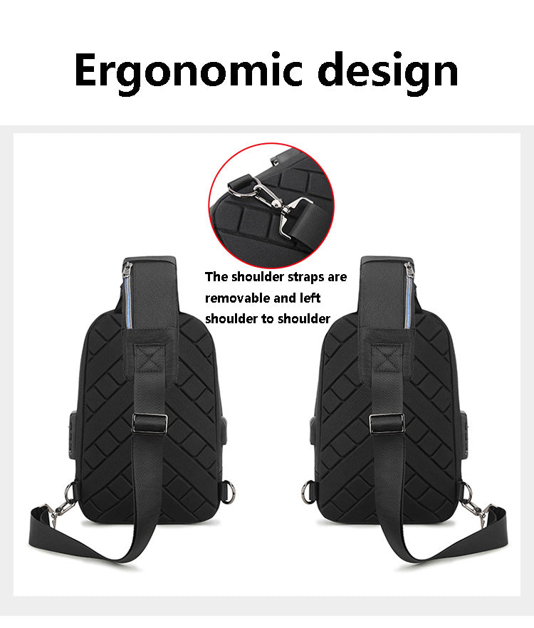 Crossbody Bag | Sling Pack | Messenger Chest Bag | Anti-theft Shoulder Bag