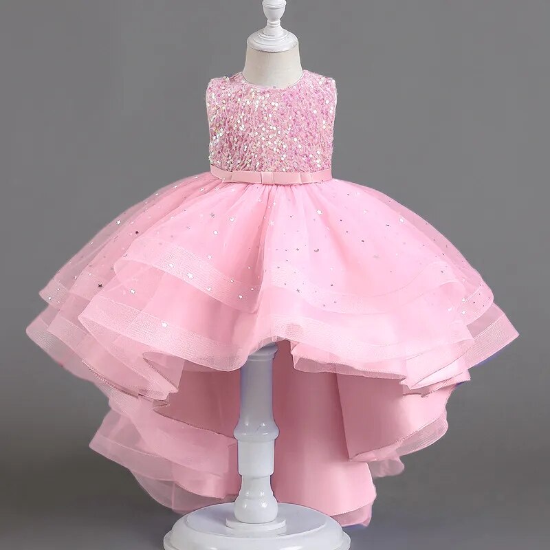 Girls Sequin Holiday Dress | Wedding | Christmas | Special Occasion