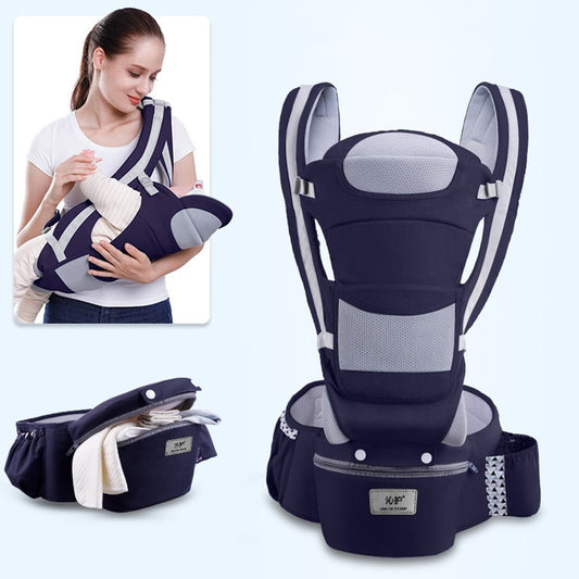 DoveBaby Ergonomic Baby Carrier for Infant, Baby, Toddler - Hipseat Sling Kangaroo Carrier