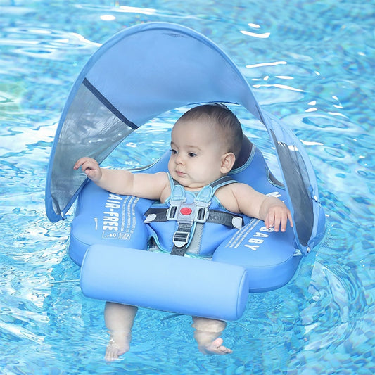 Mambobaby Baby Float | Swim Ring | Pool Swimming Trainer | Solid Non-Inflatable | Baby Toddler Child Swim